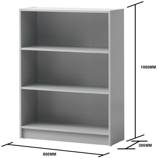Edwards Low Wide Bookcase - Variant Available