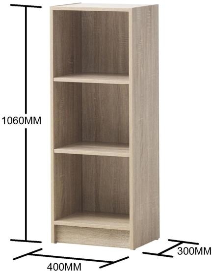 Edwards Medium Narrow Bookcase - Variant Available