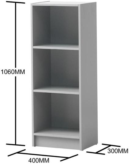 Edwards Medium Narrow Bookcase - Variant Available