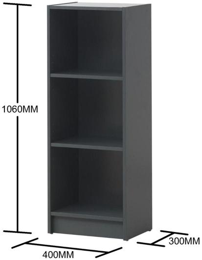Edwards Medium Narrow Bookcase - Variant Available