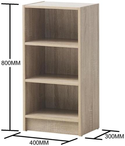 Edwards Small Narrow Bookcase - Variant Available