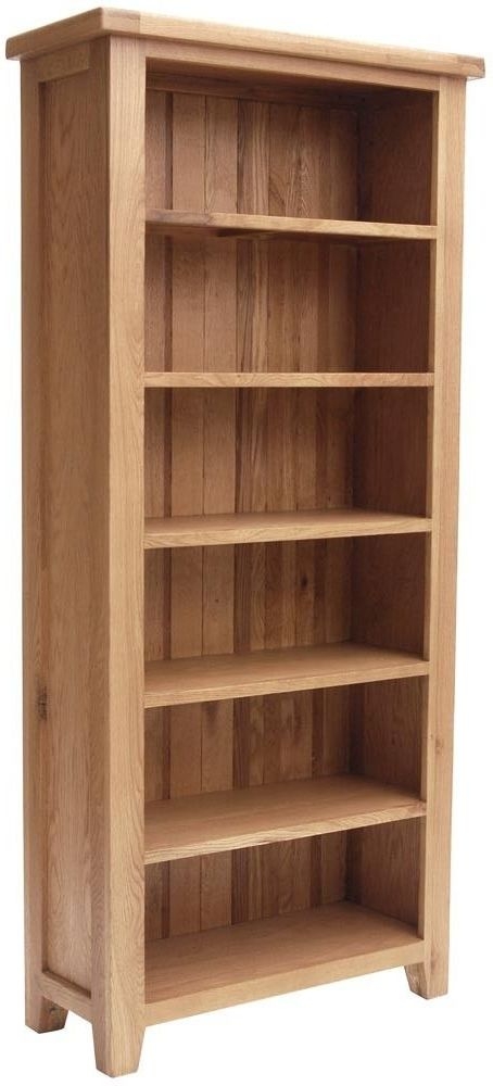 Hampshire Oak Bookcase - Wide