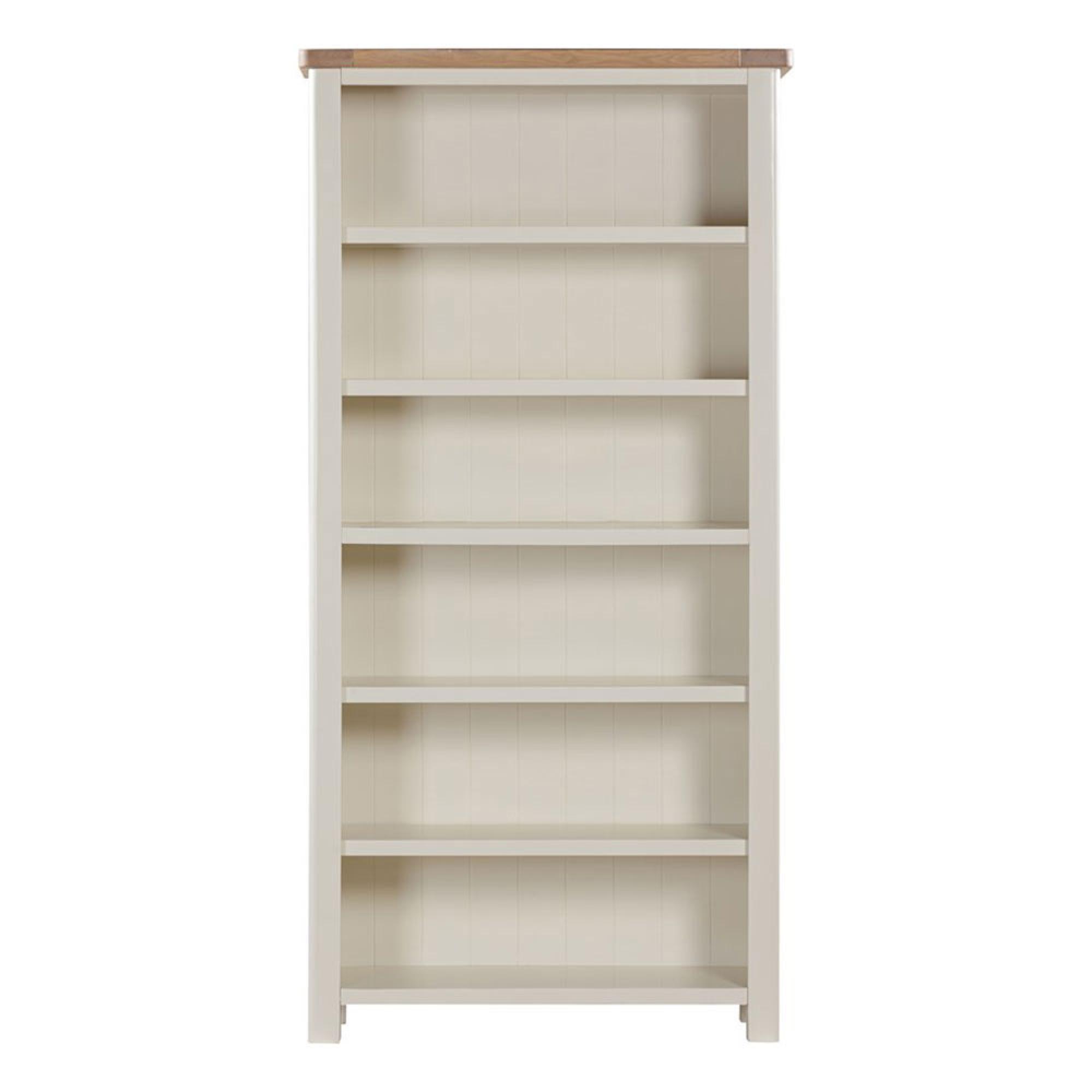 Hayley Bookcase - Large - Oak and White