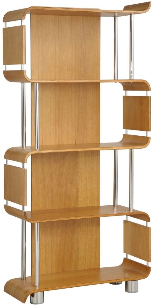 Curve Bookshelf - Oak - BS201