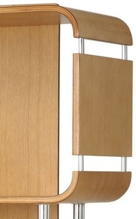 Curve Bookshelf - Oak - BS201