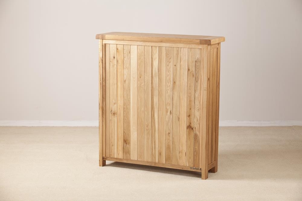 Kent Oak Low Wide Bookcase