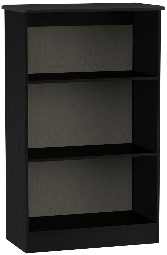 Knightsbridge Black Gloss Bookcase