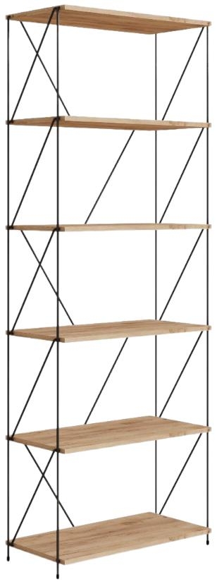 Lewis Wotan Oak Tall Bookcase Storage Unit