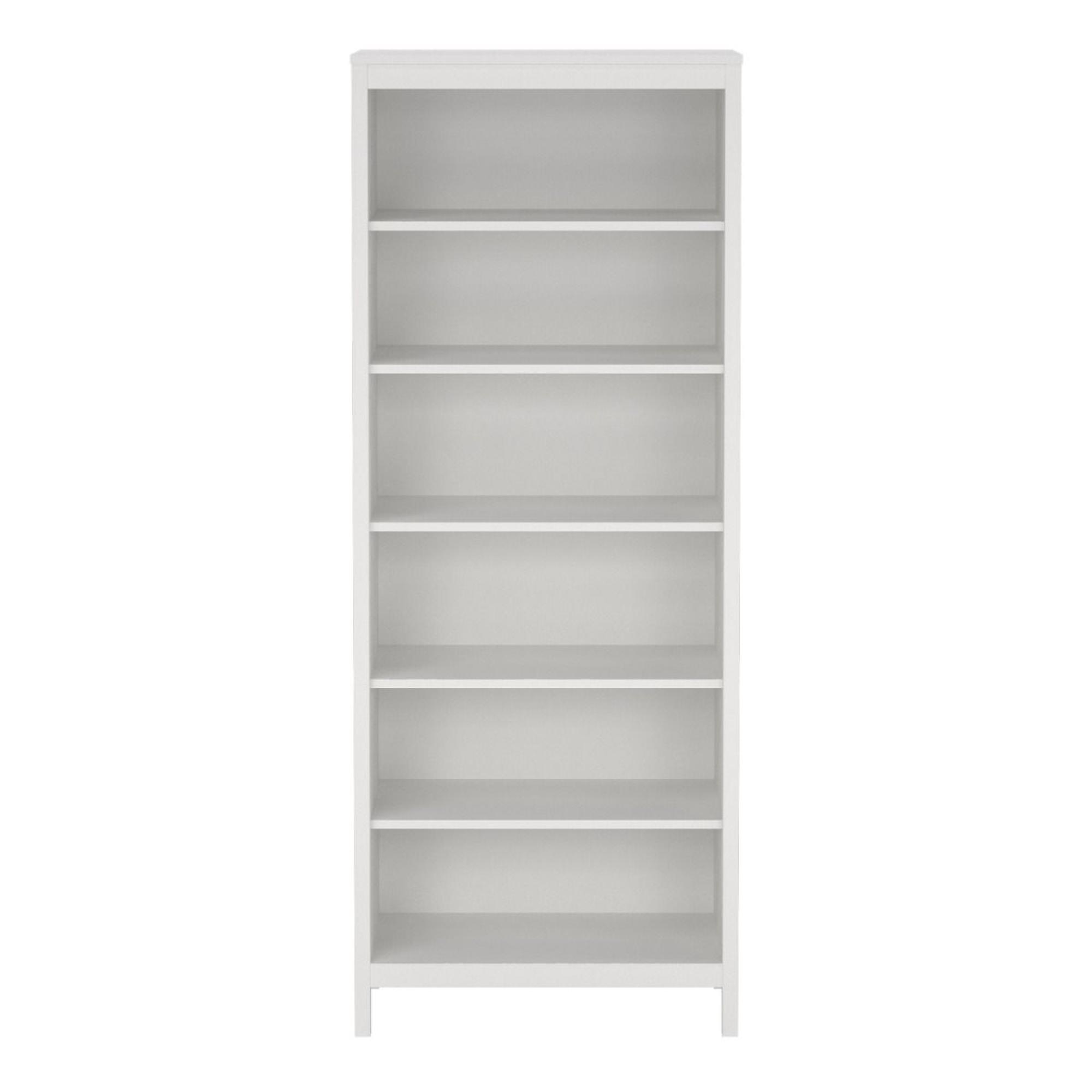 Madrid White Bookcase