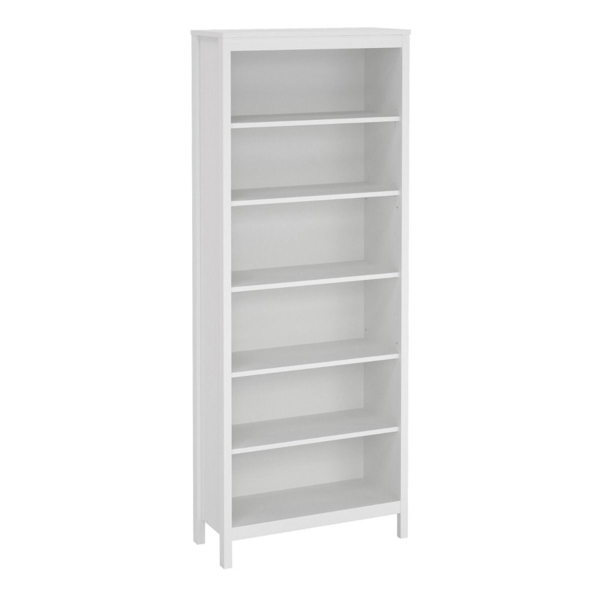 Madrid White Bookcase