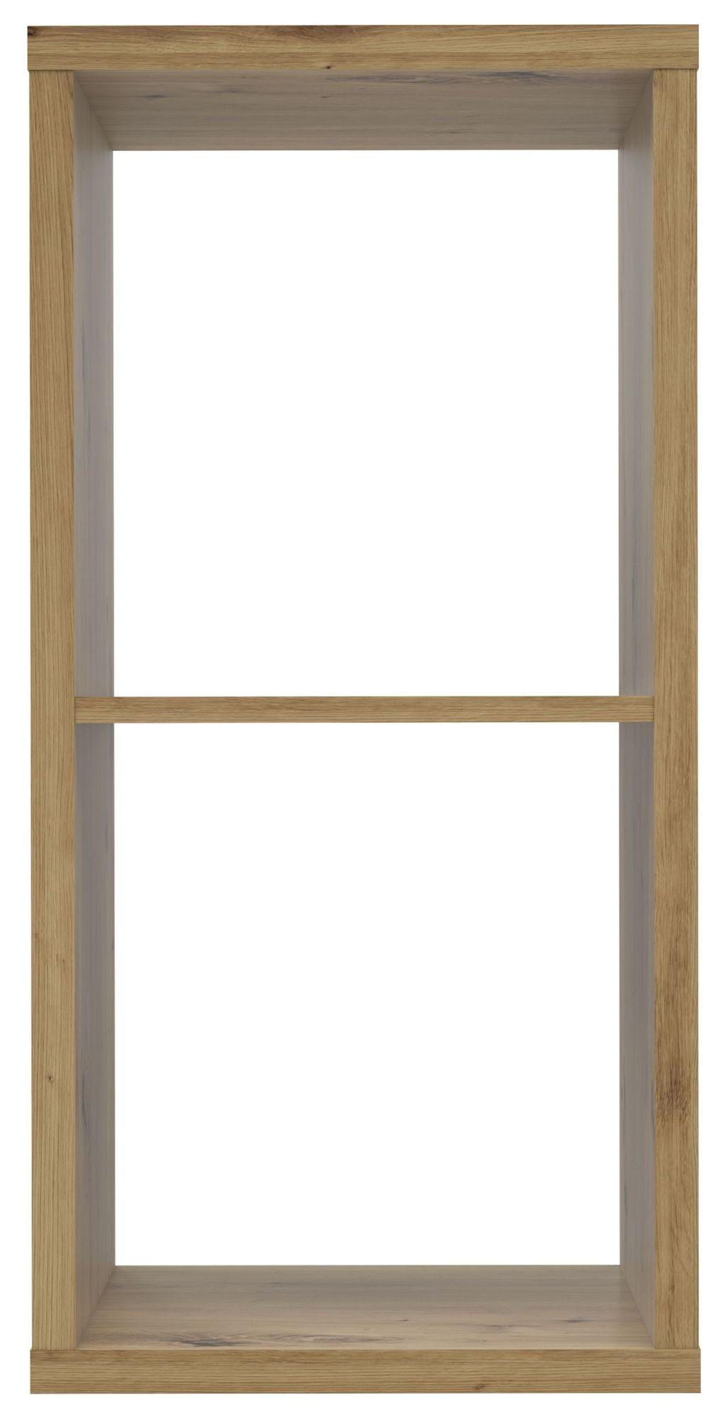 Mauro Artisan Oak Effect 2 Open Shelving Unit