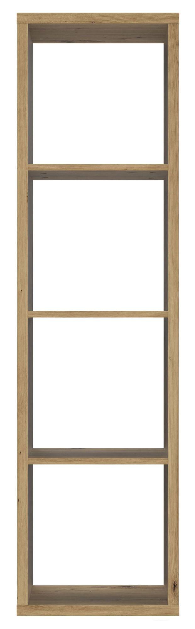 Mauro Artisan Oak Effect 4 Open Shelving Unit