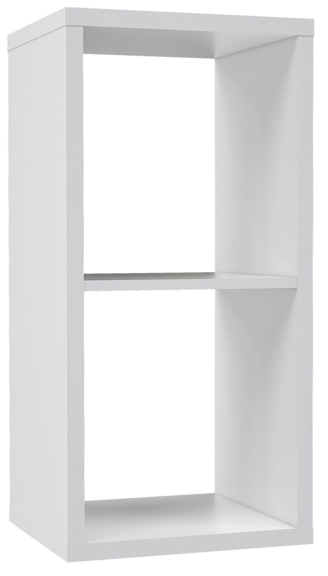 Mauro Matt White 2 Open Shelving Unit