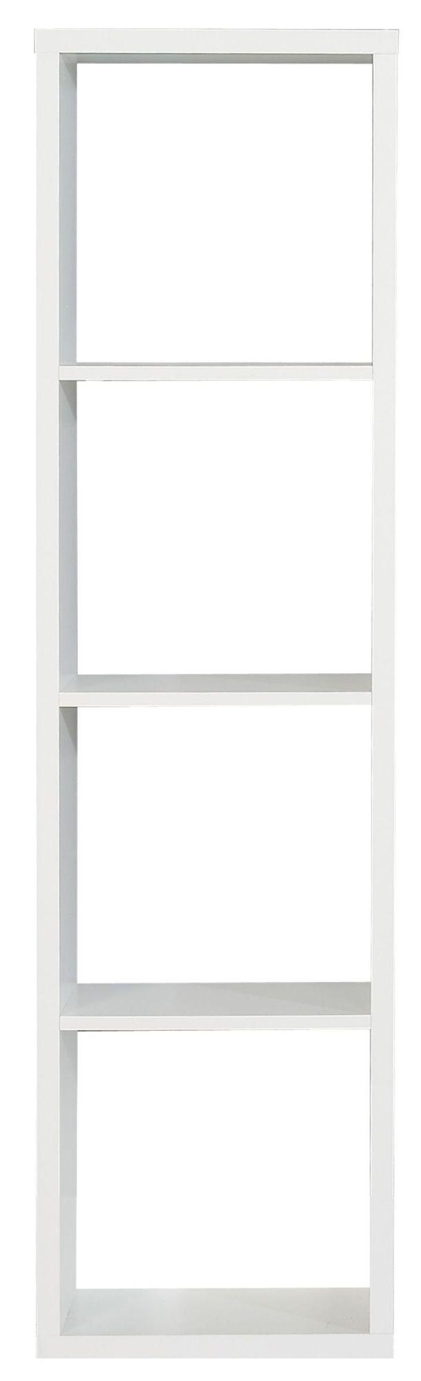 Mauro Matt White 4 Open Shelving Unit