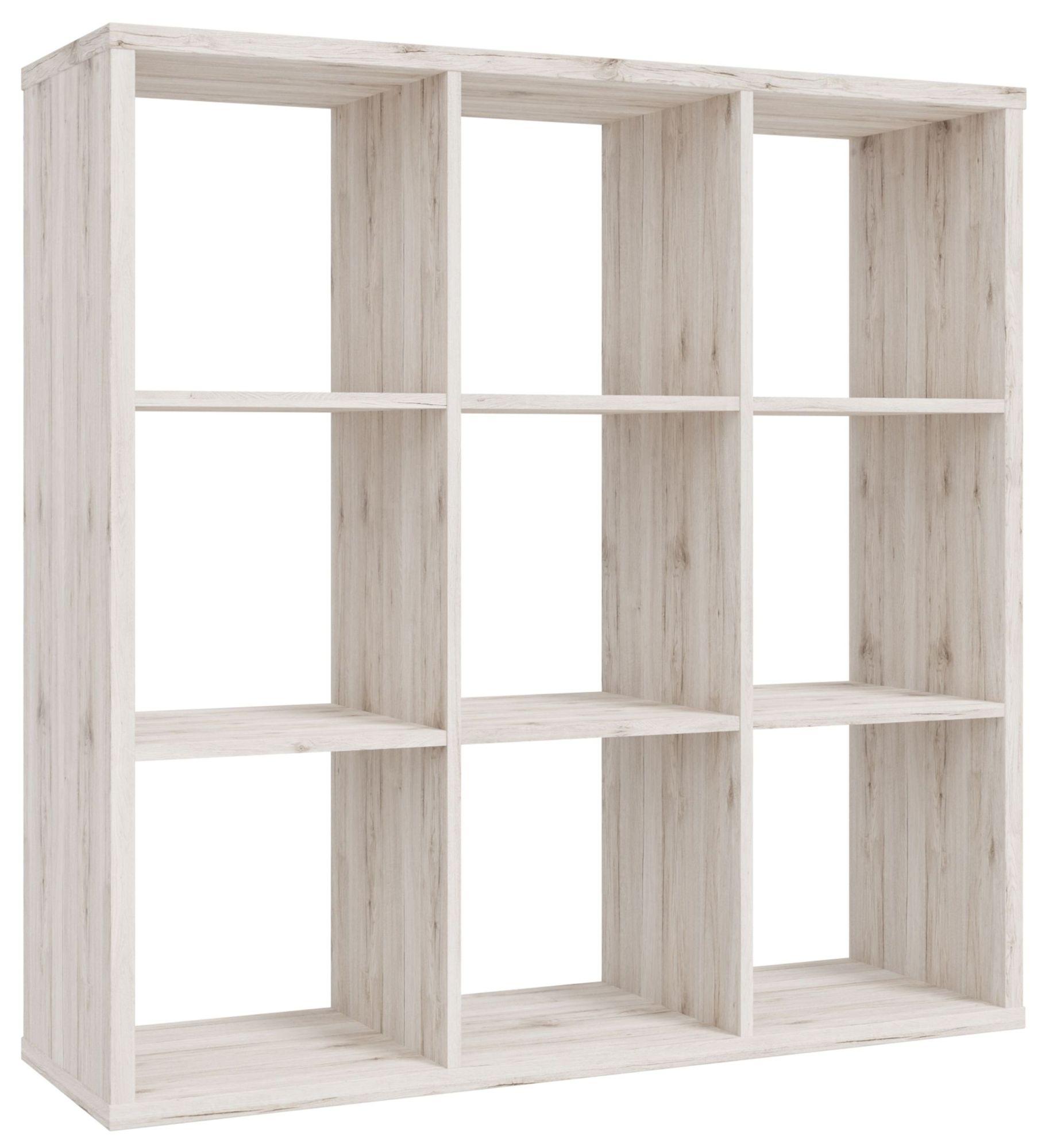 Mauro Sand Oak Effect 9 Open Shelving Unit