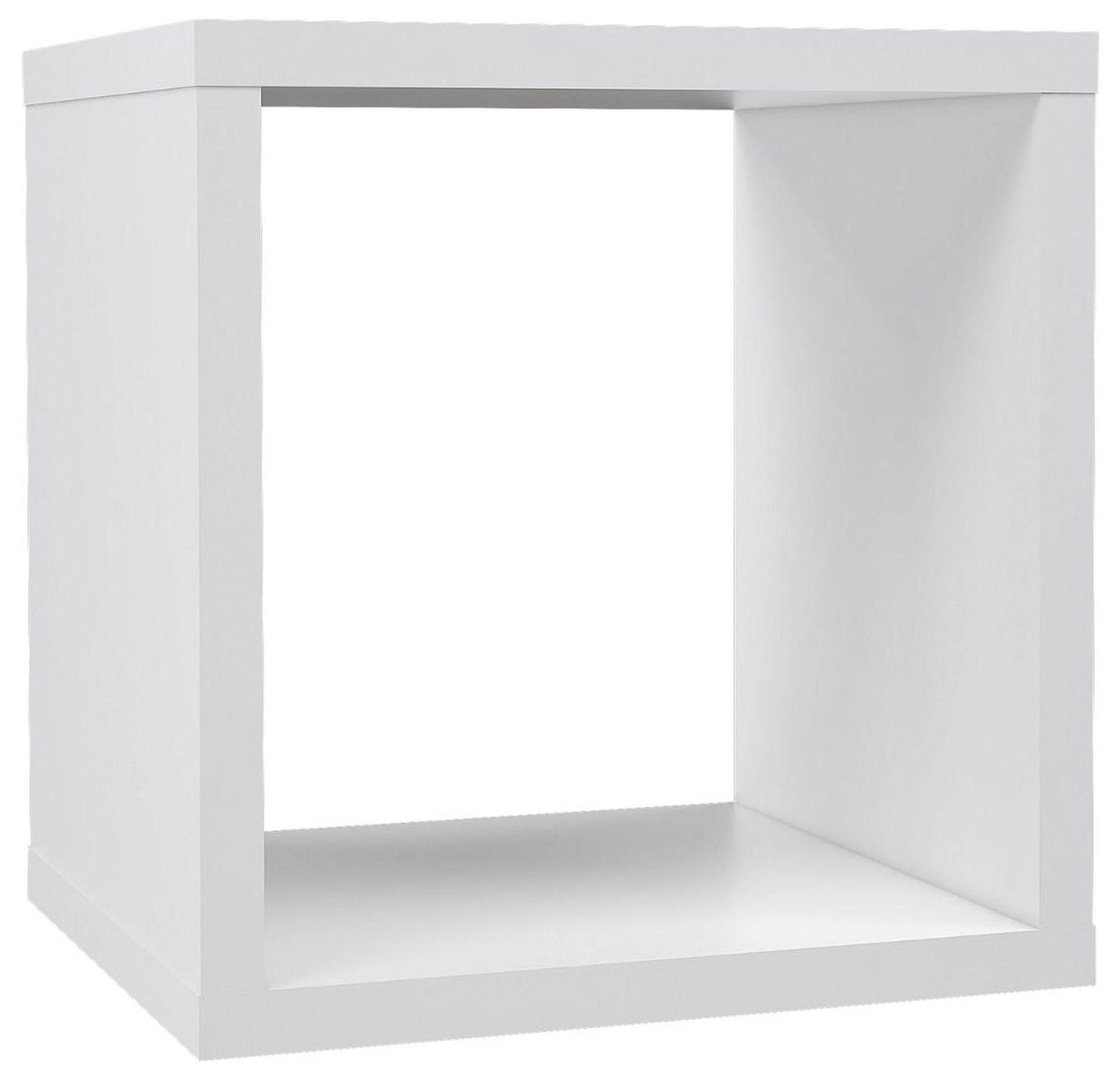Mauro White Gloss Single Open Cube