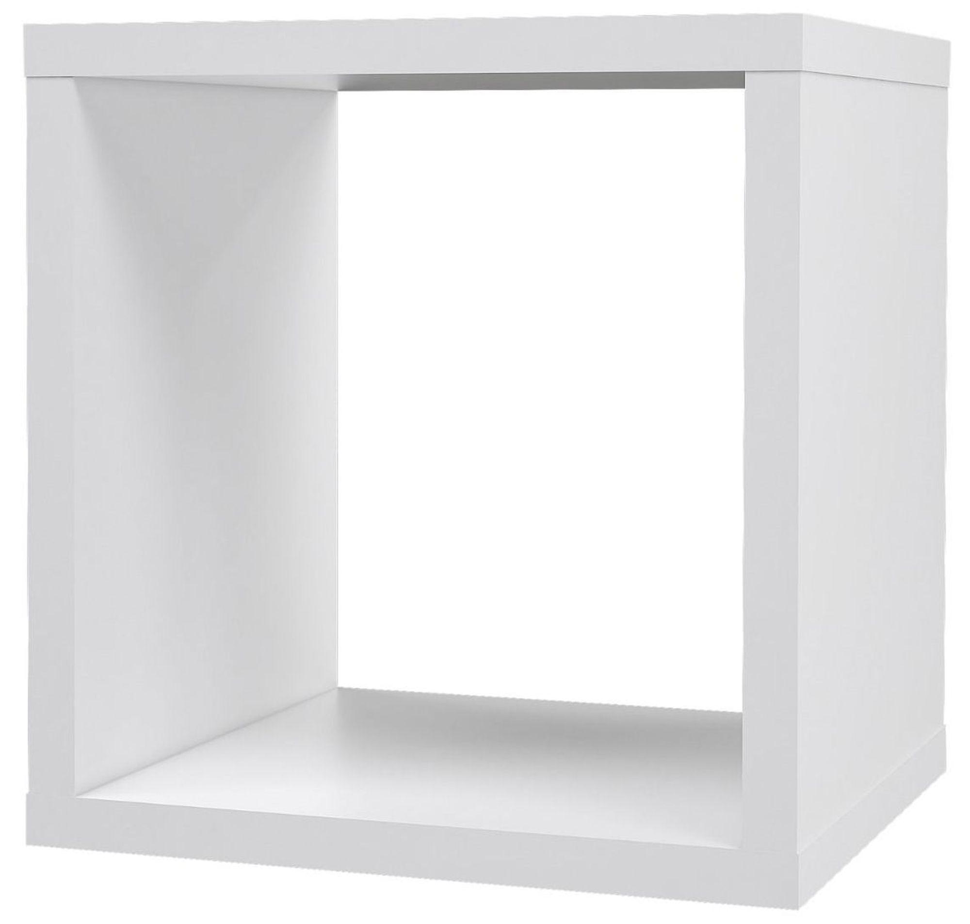 Mauro White Gloss Single Open Cube