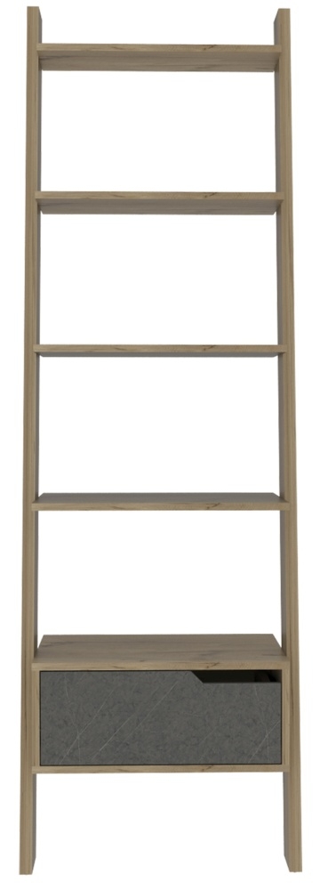 Manhattan Grey Ladder Bookcase