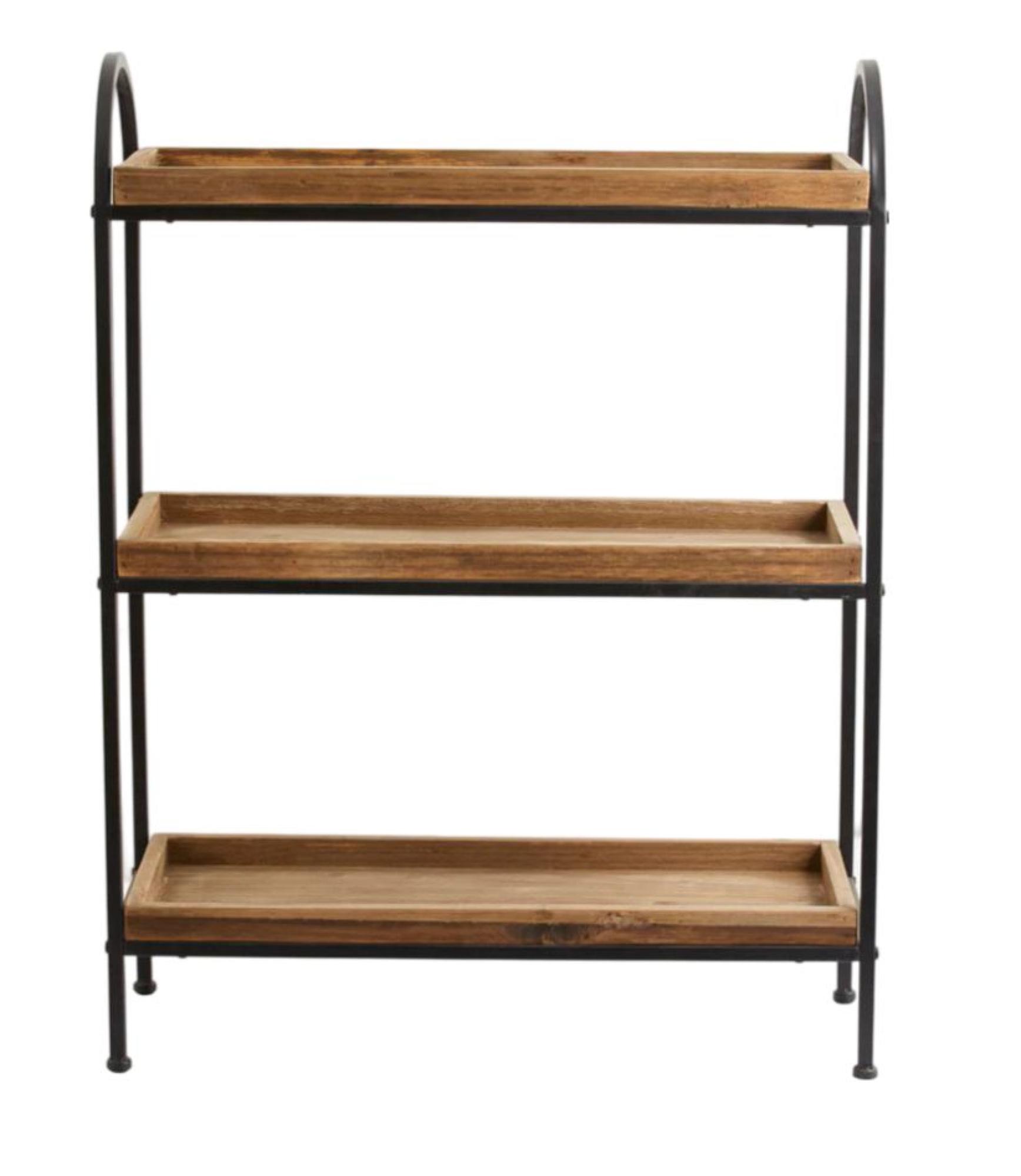 Patna Wood Open Shelving Rack