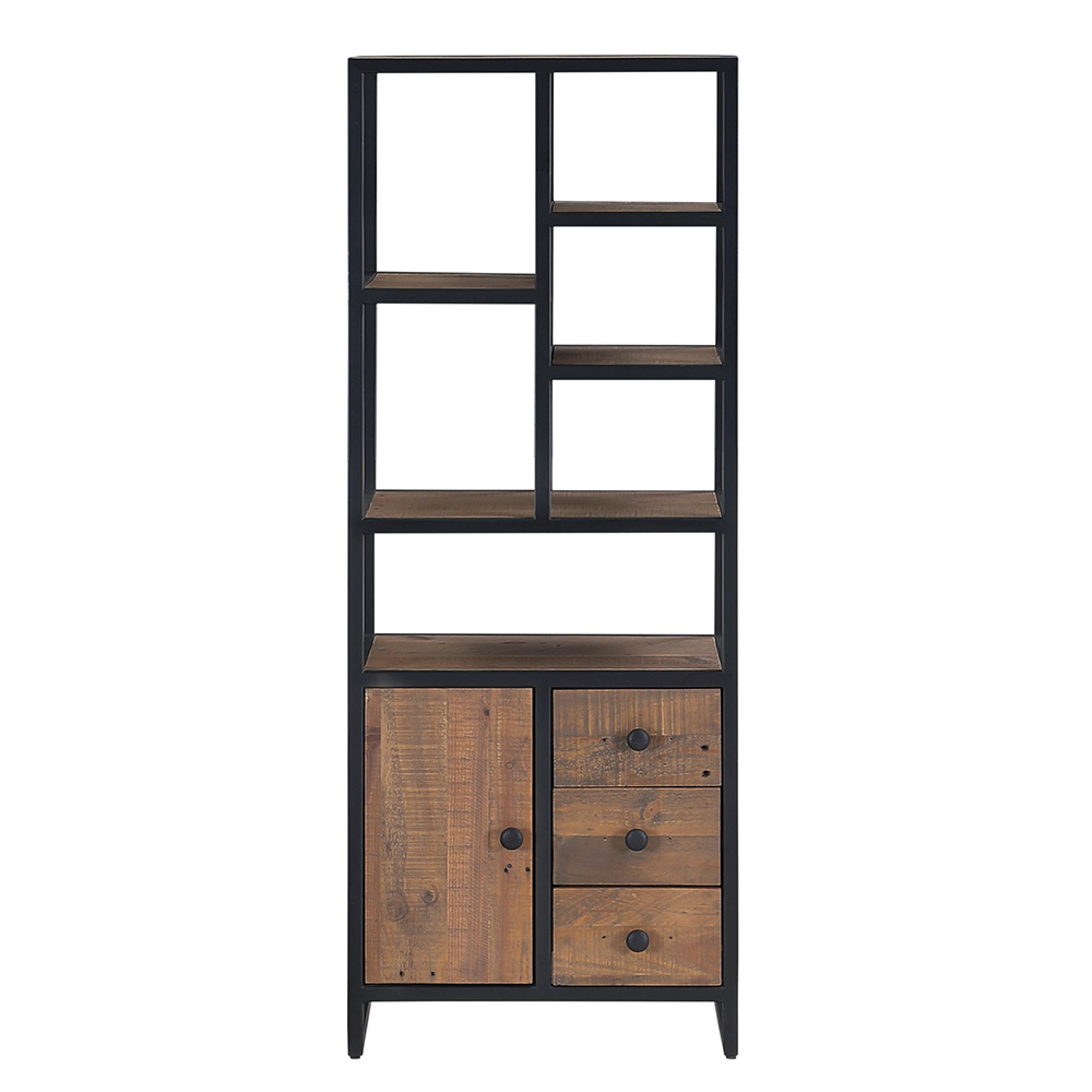 Ooki Modular Reclaimed Wood Bookcase - Tall