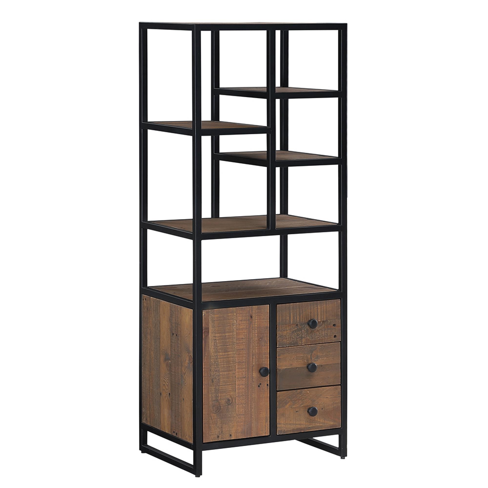 Ooki Modular Reclaimed Wood Bookcase - Tall