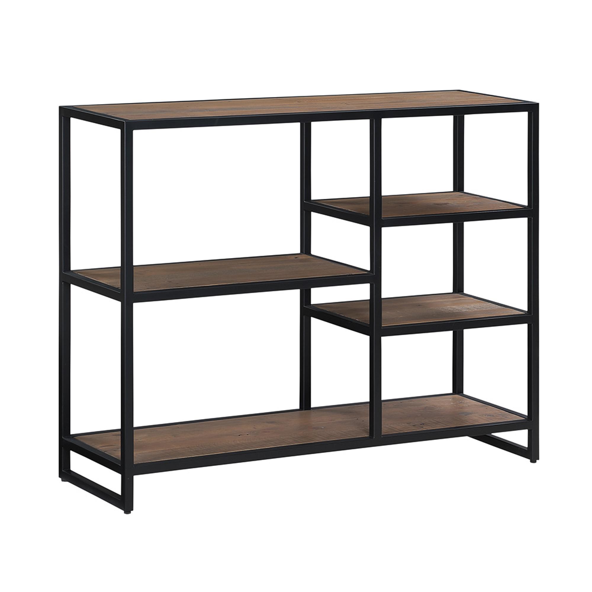 Ooki Reclaimed Wood Bookcase - Low