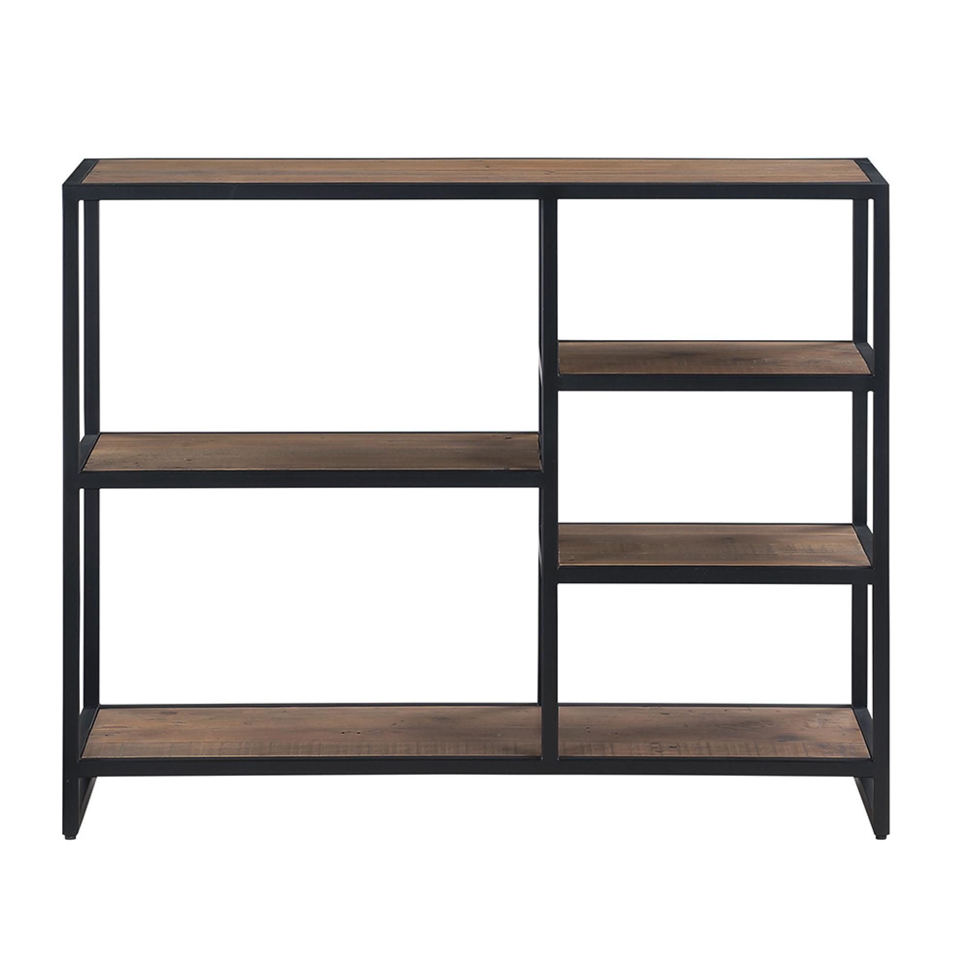 Ooki Reclaimed Wood Bookcase - Low