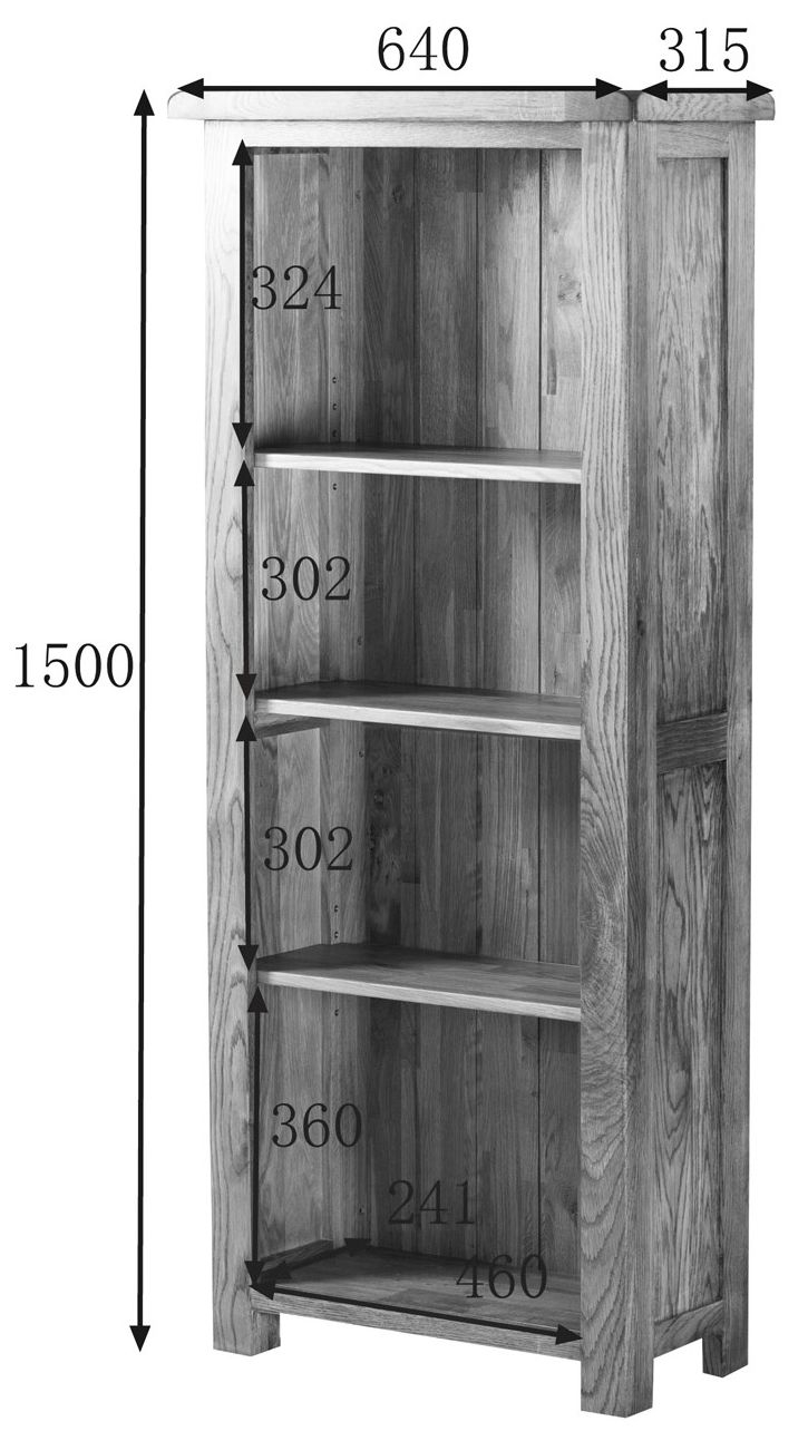 Originals Rustic Oak Bookcase