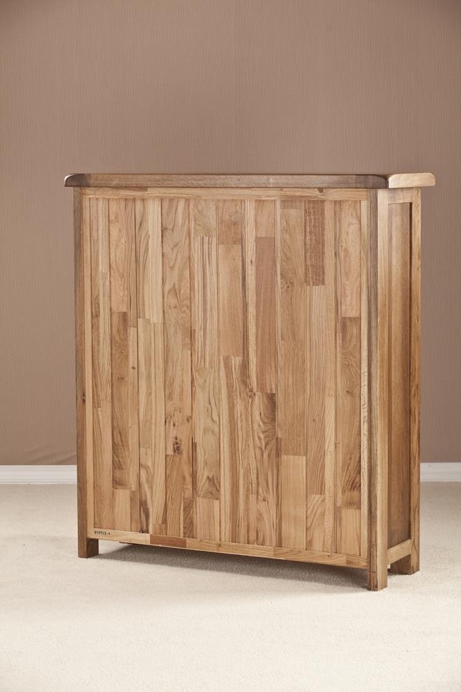 Originals Rustic Oak Low Wide Bookcase