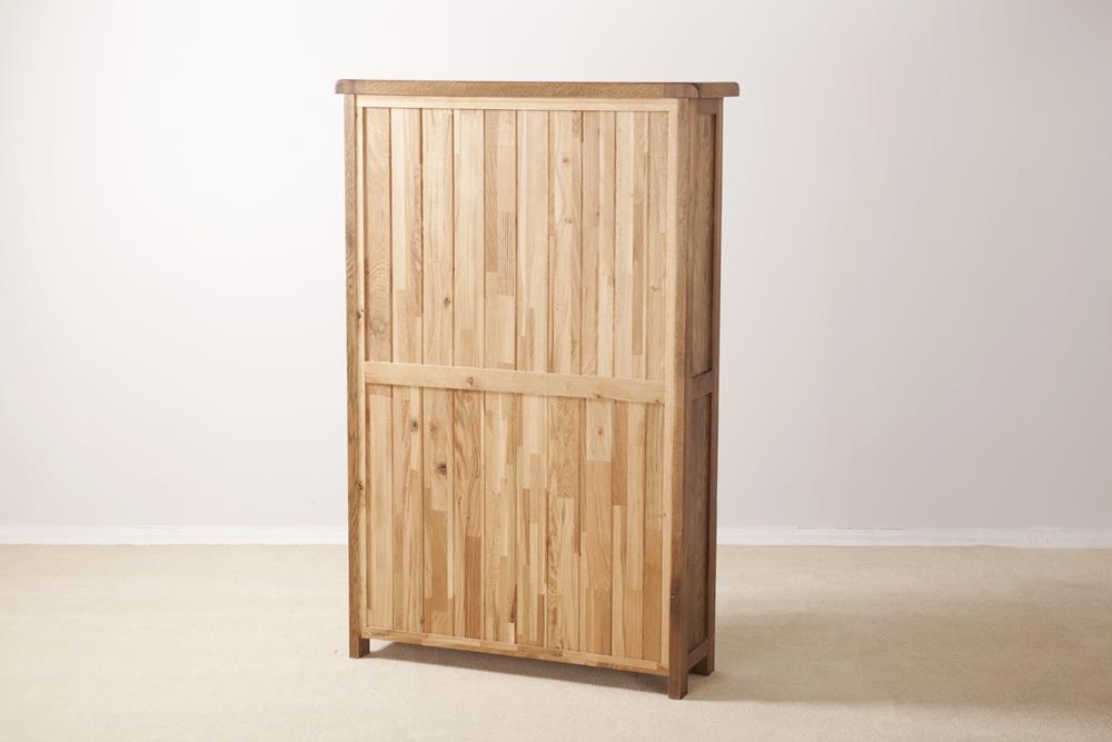 Originals Rustic Oak Wide Bookcase