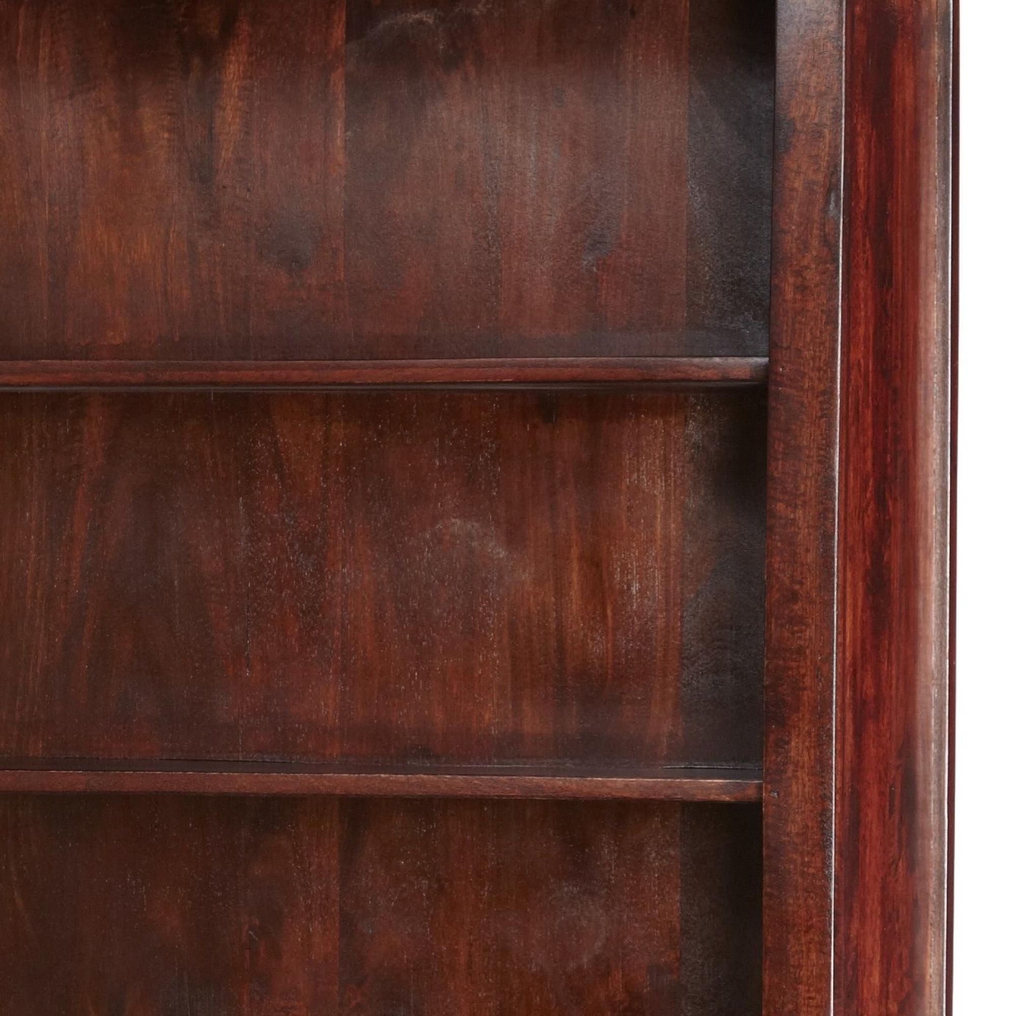 Phulera Dark Wood Large Bookcase