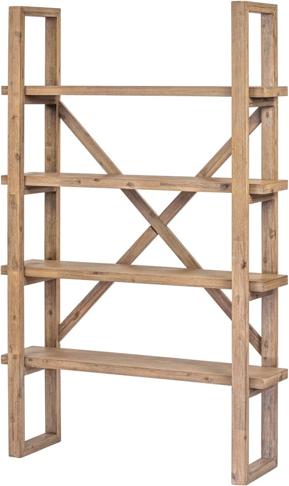 Pimlico Acacia Wood Open Bookcase/ Shelving Unit
