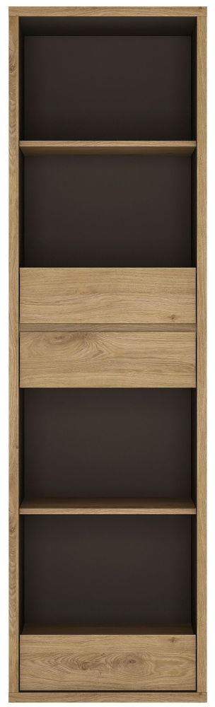 Shetland Oak Effect Narrow Bookcase