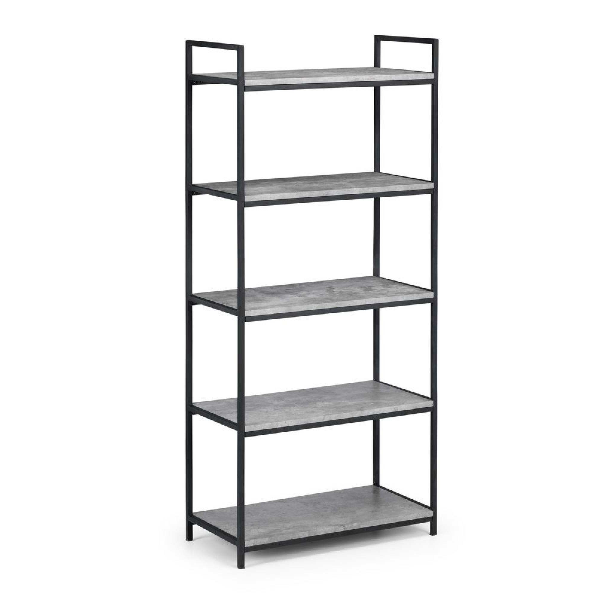Staten Tall Bookcase - Concrete