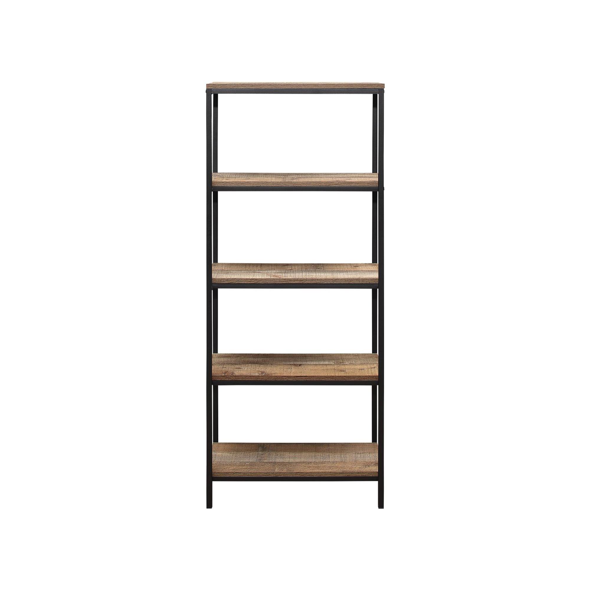 Urban Bookcase - Industrial Style - Tall - Rustic Wood