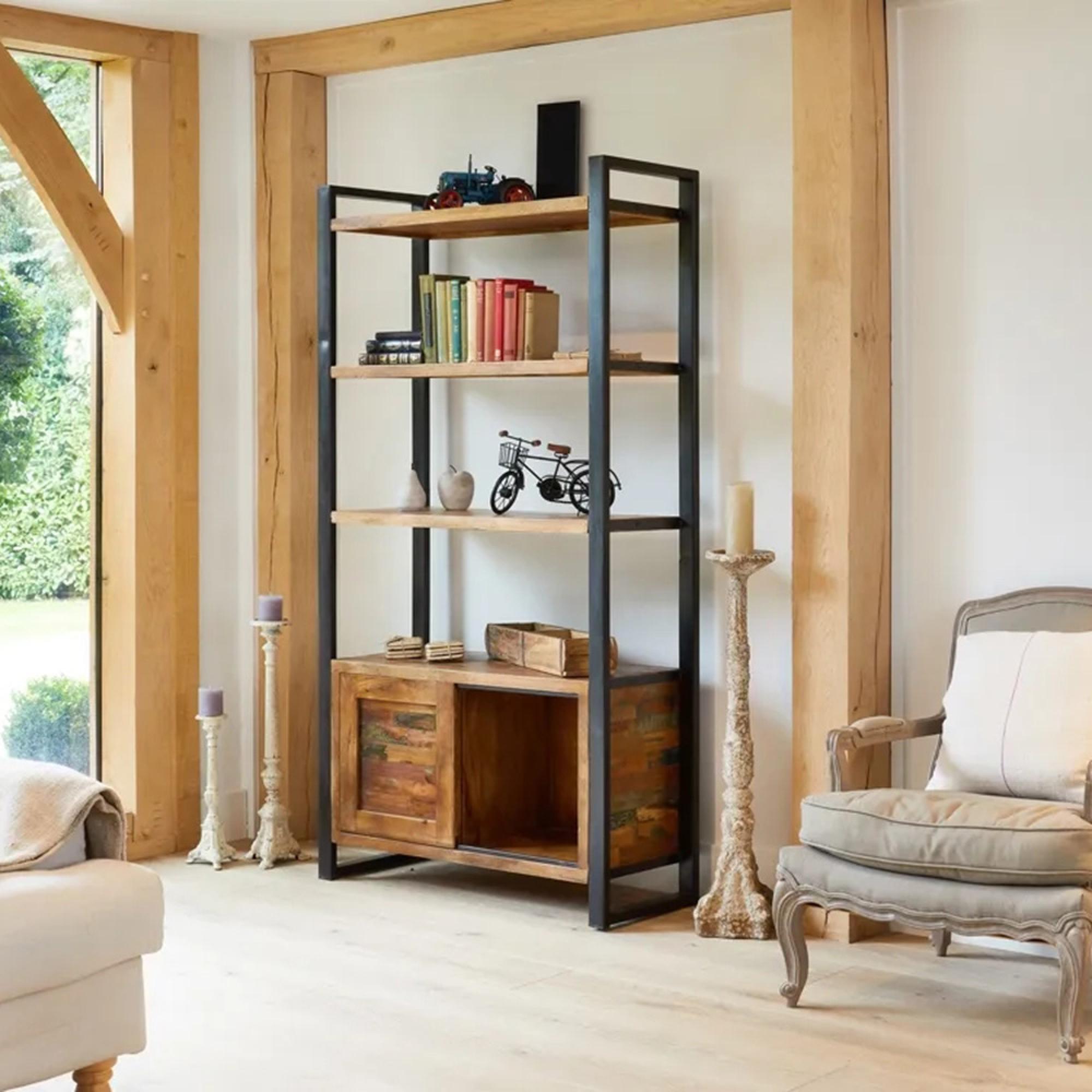 Urban Chic Reclaimed Large Bookcase - Storage