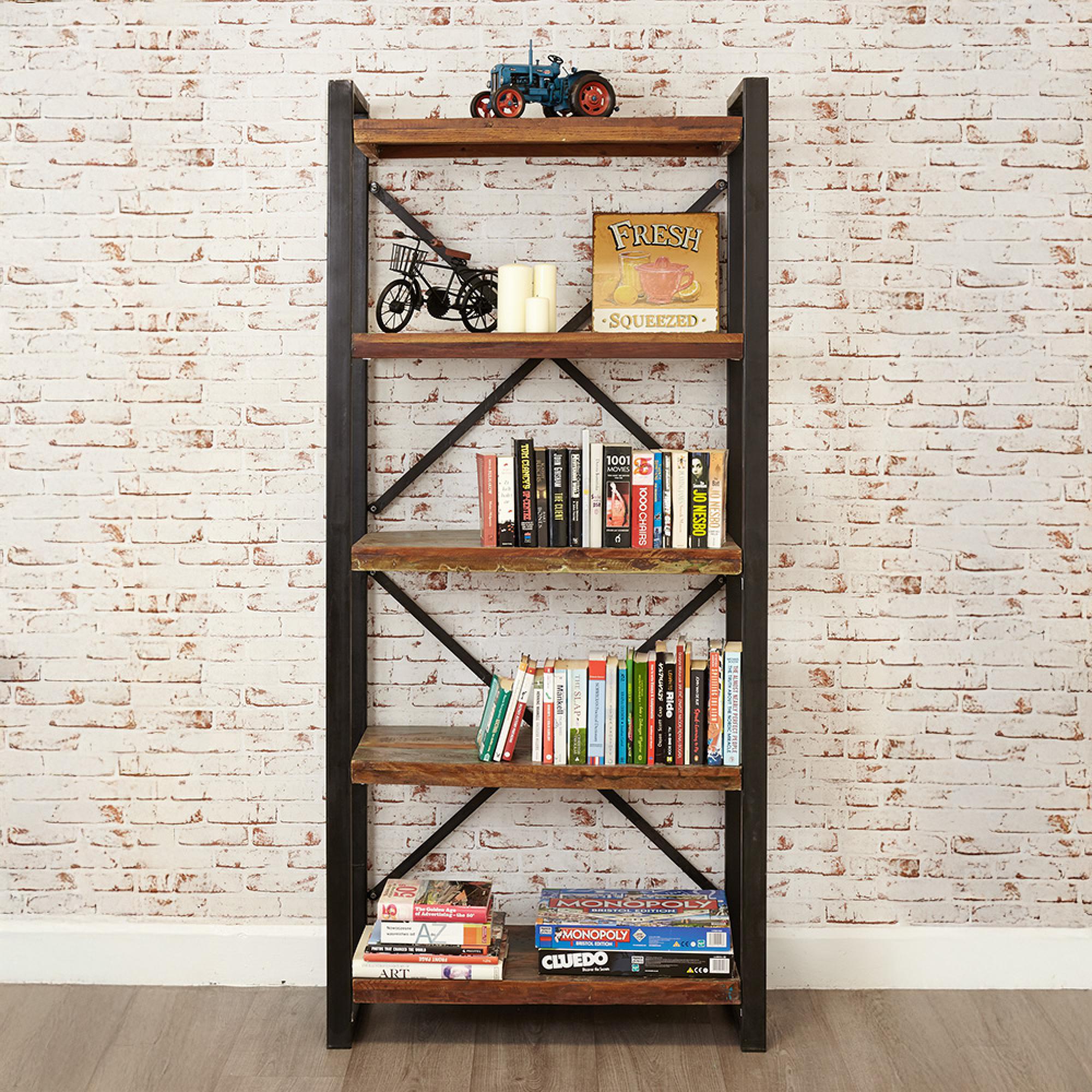 Urban Chic Reclaimed Bookcase - Tall