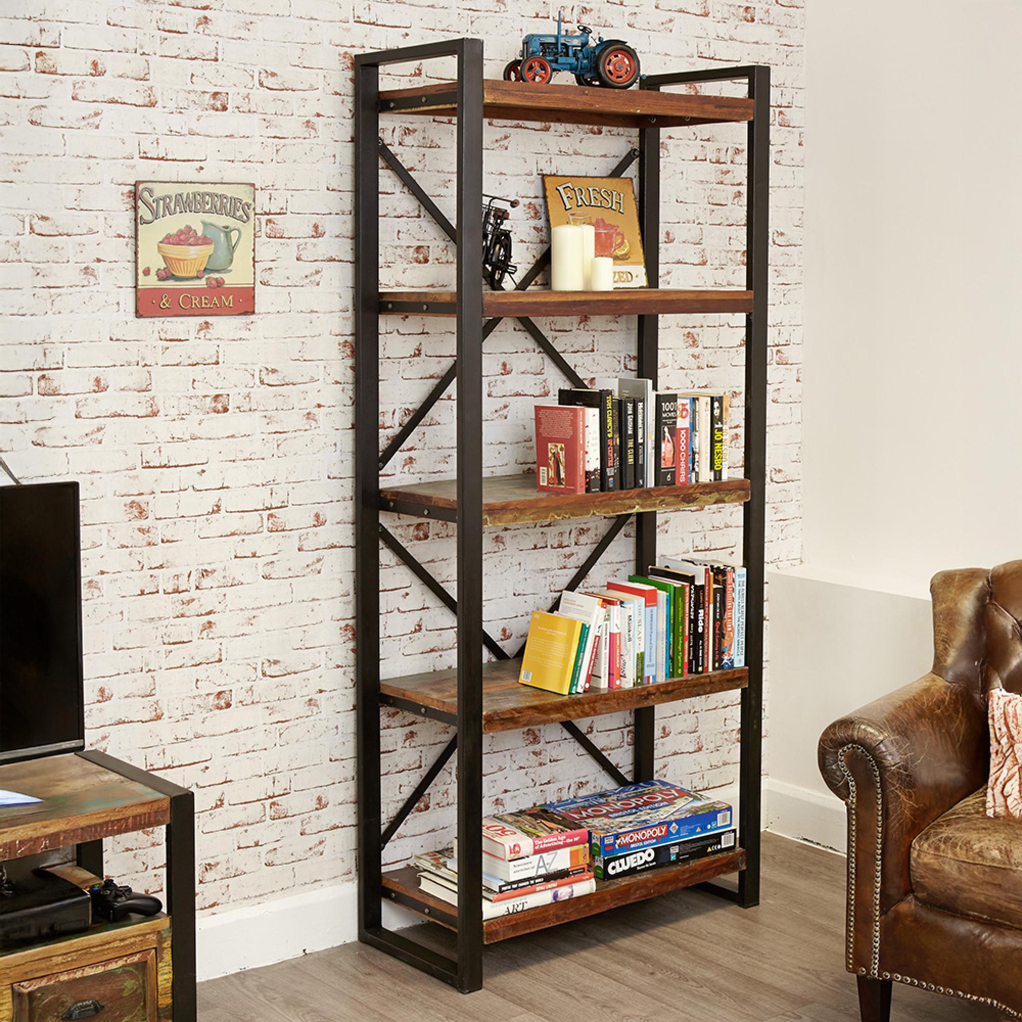 Urban Chic Reclaimed Bookcase - Tall