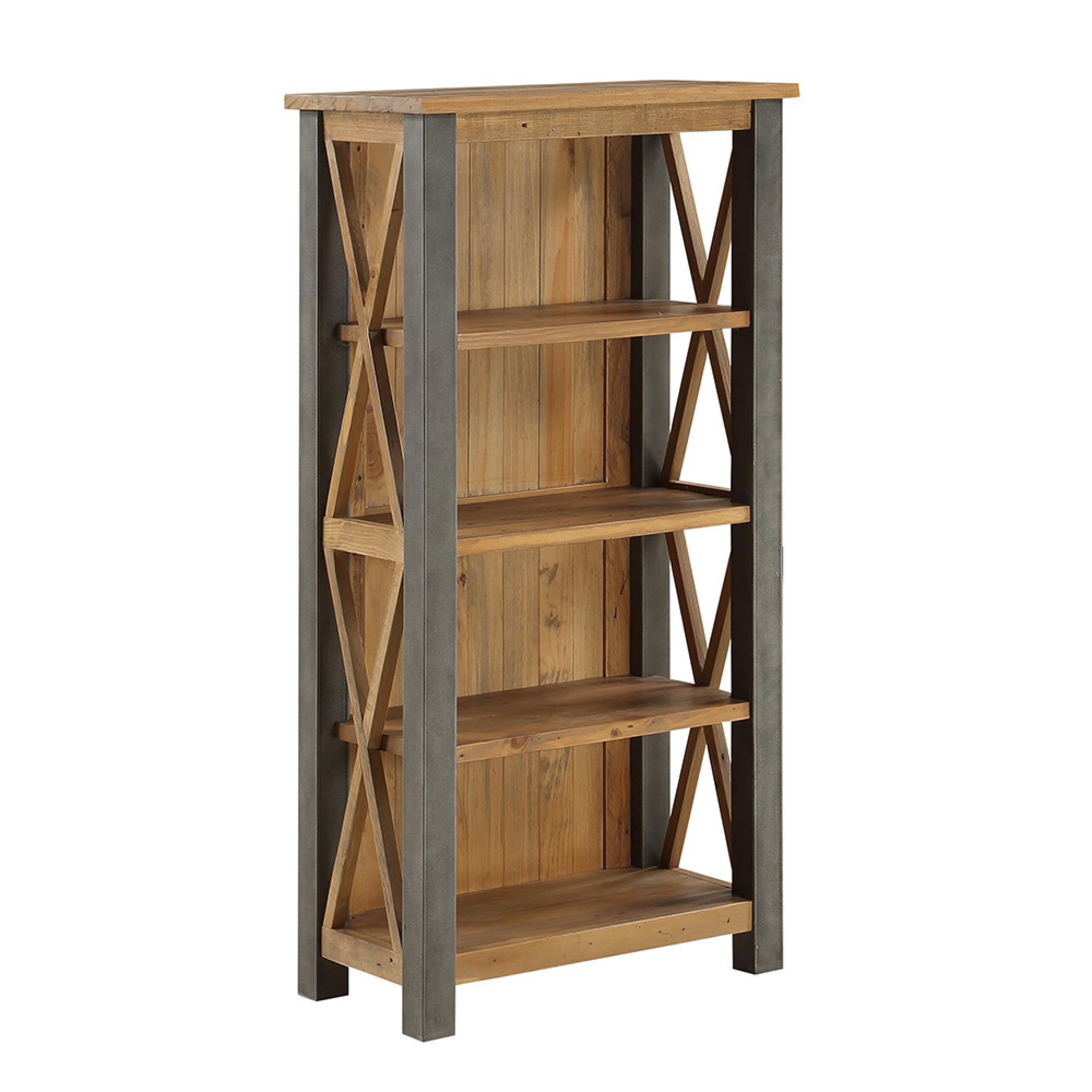 Urban Elegance Reclaimed Wood Bookcase - Small