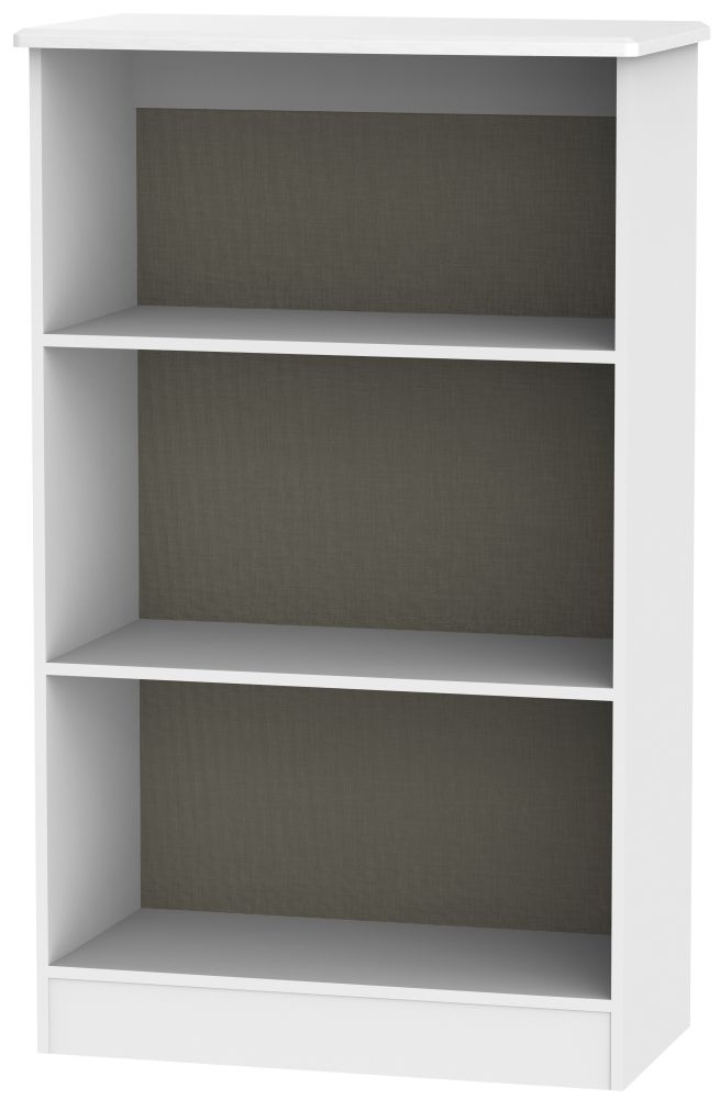 Victoria Open Shelf Bookcase - White Ash