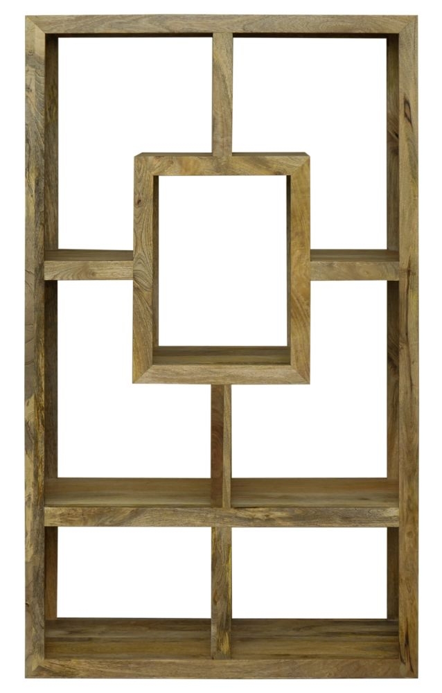 Yoga Dark Wood Multi Shelf Bookcase