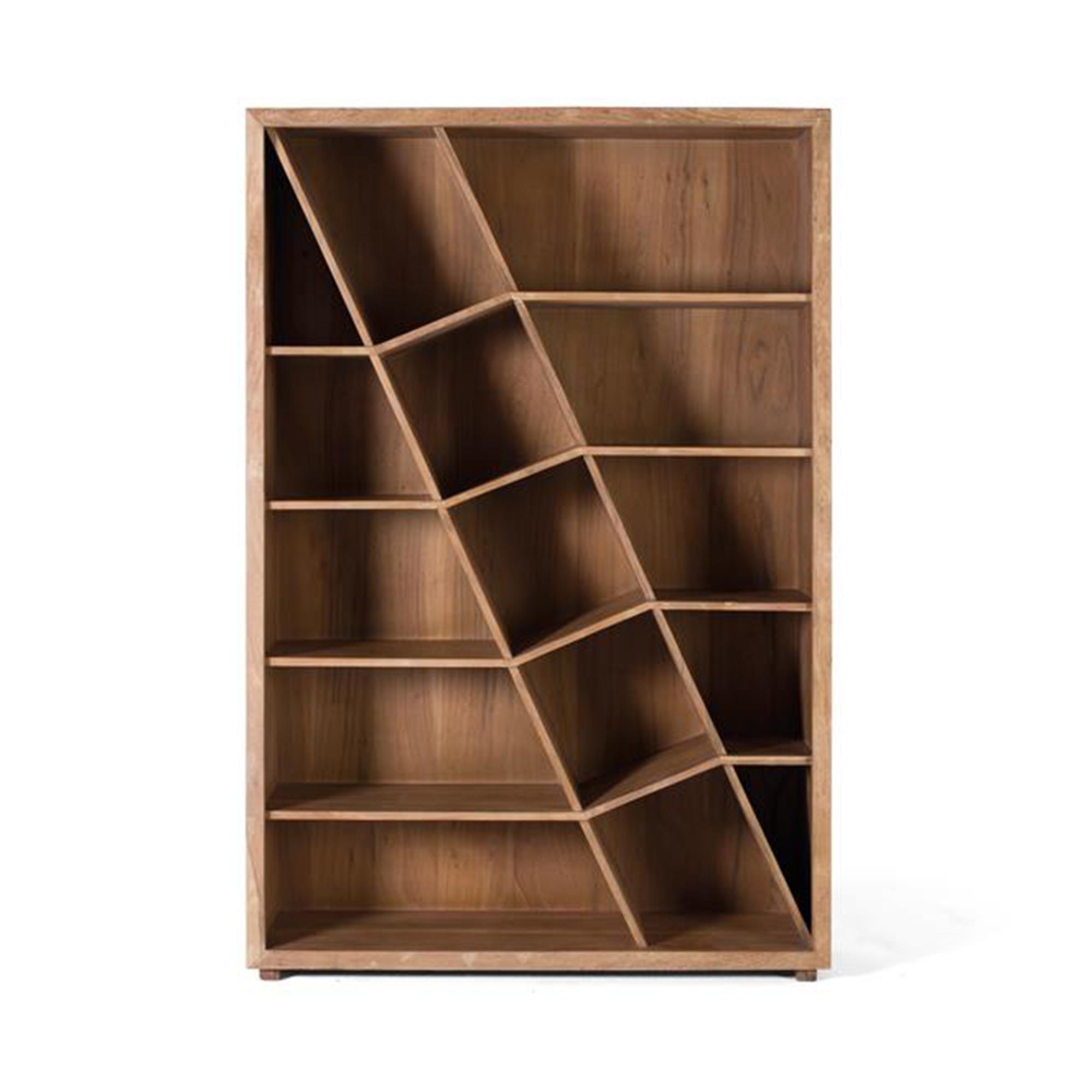 Zenda Bookcase - Solid Acacia Wood