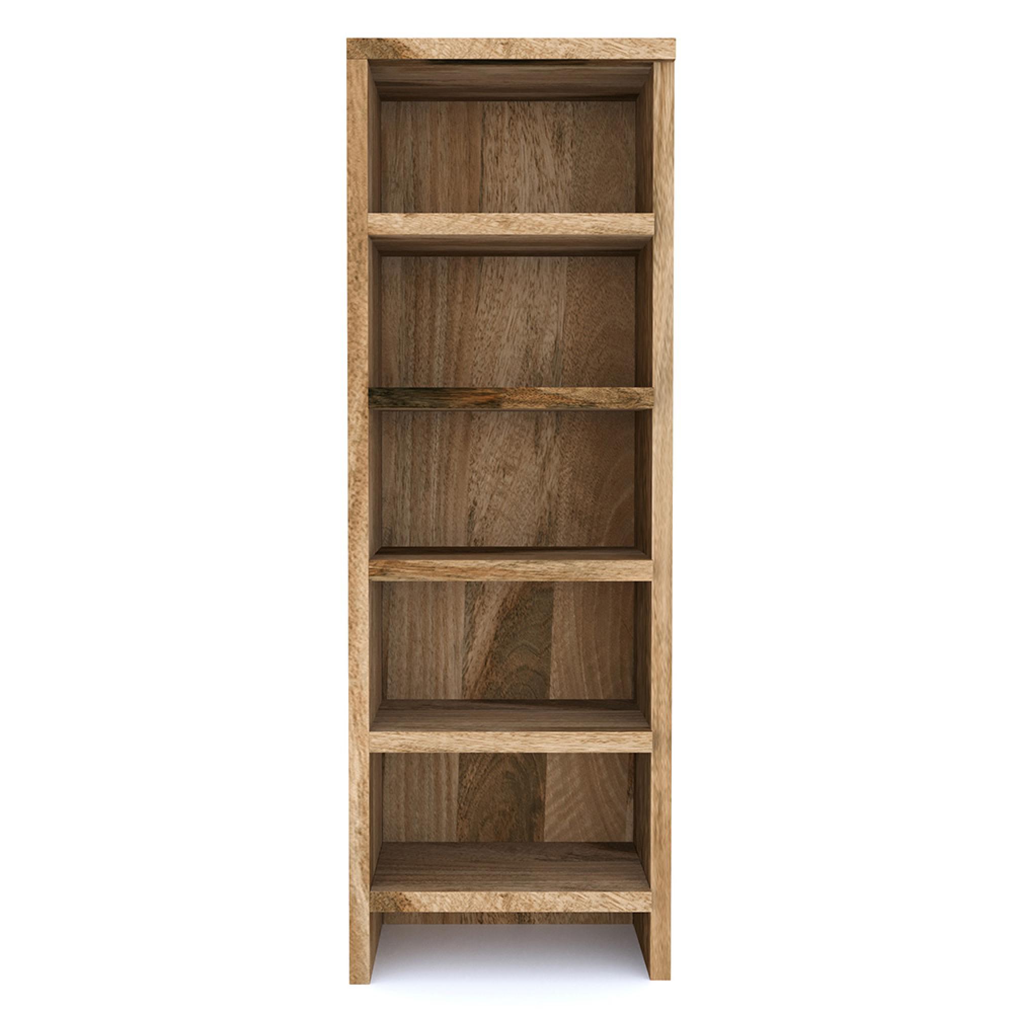 Cuban CD DVD Rack - Natural Mango Wood