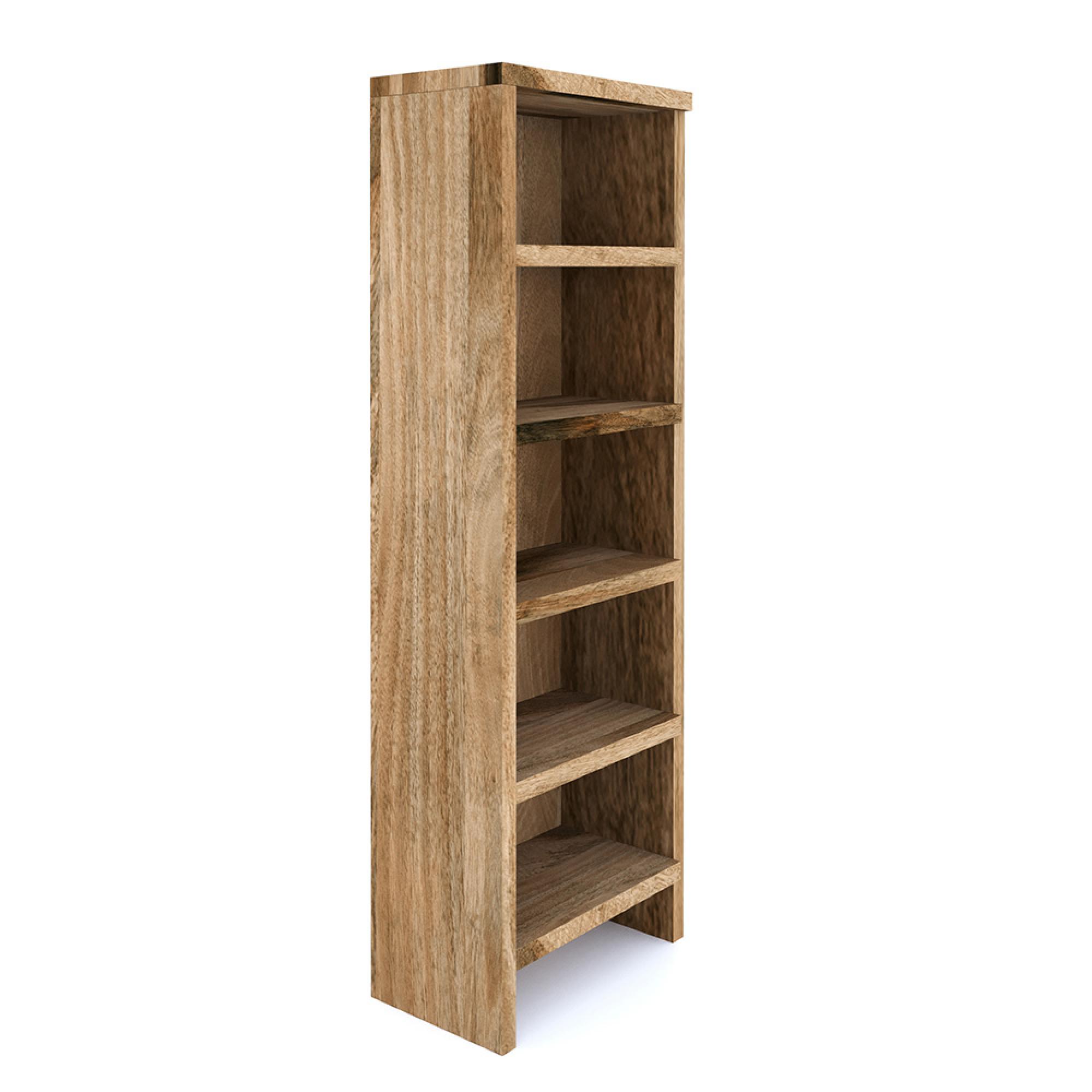 Cuban CD DVD Rack - Natural Mango Wood