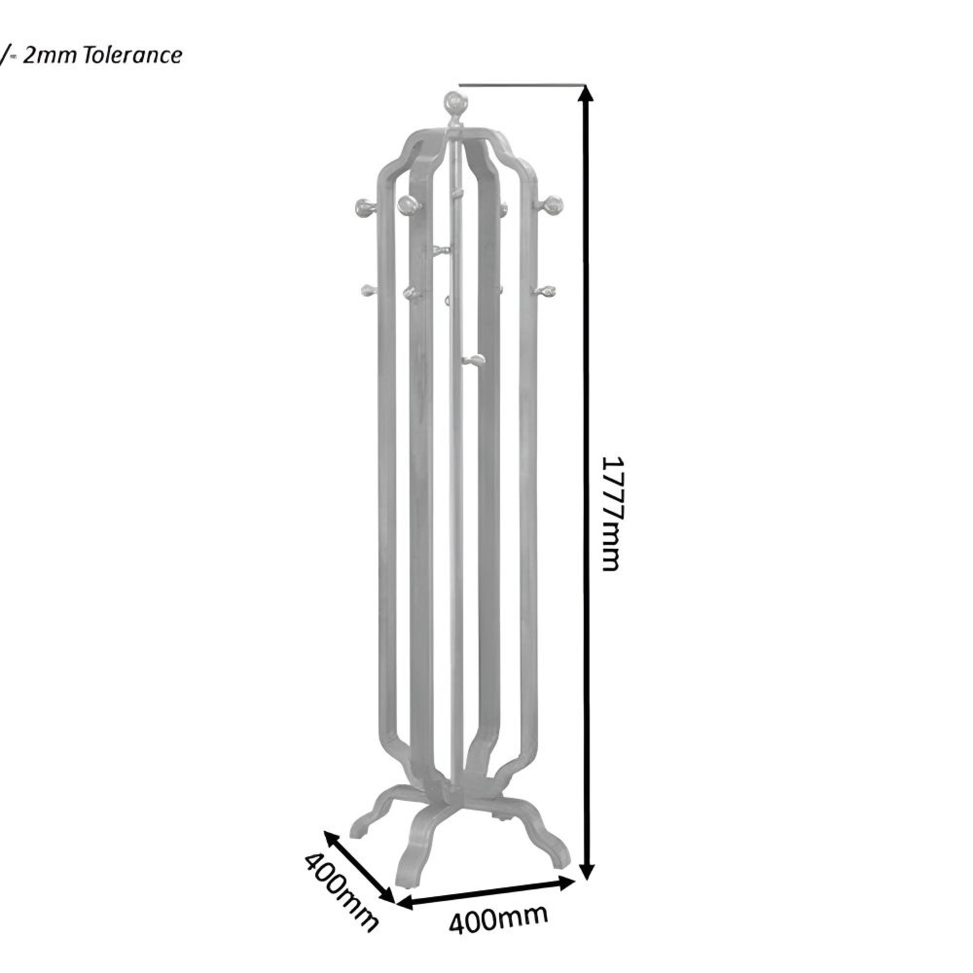 Curve Coat Stand - Walnut - JF505