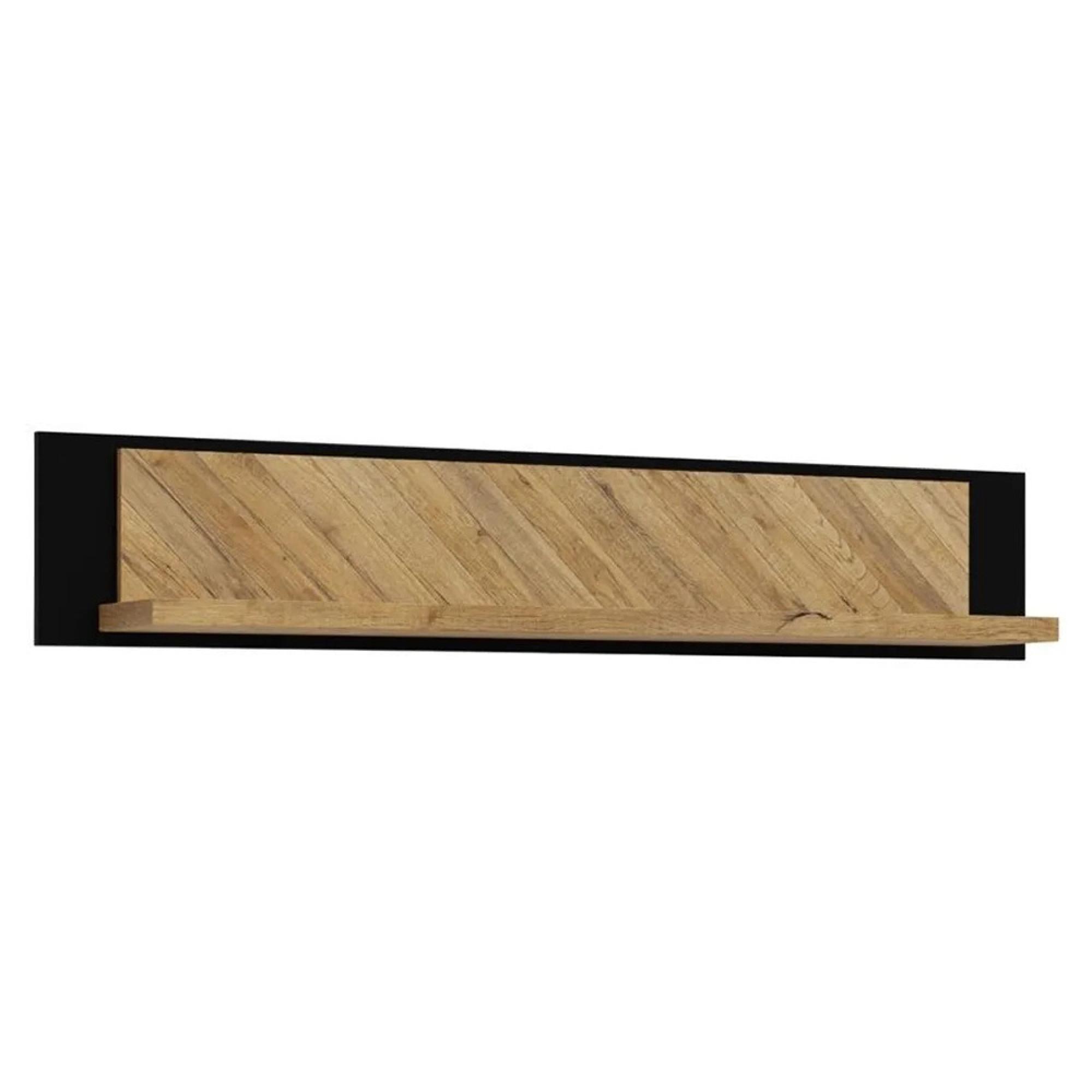 Chevron Wall Shelf - Oak