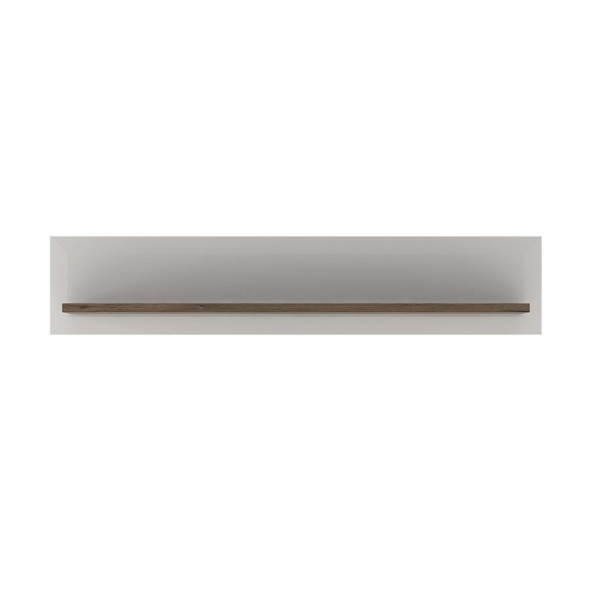 Toronto Wall Shelf - 125cm - White Gloss