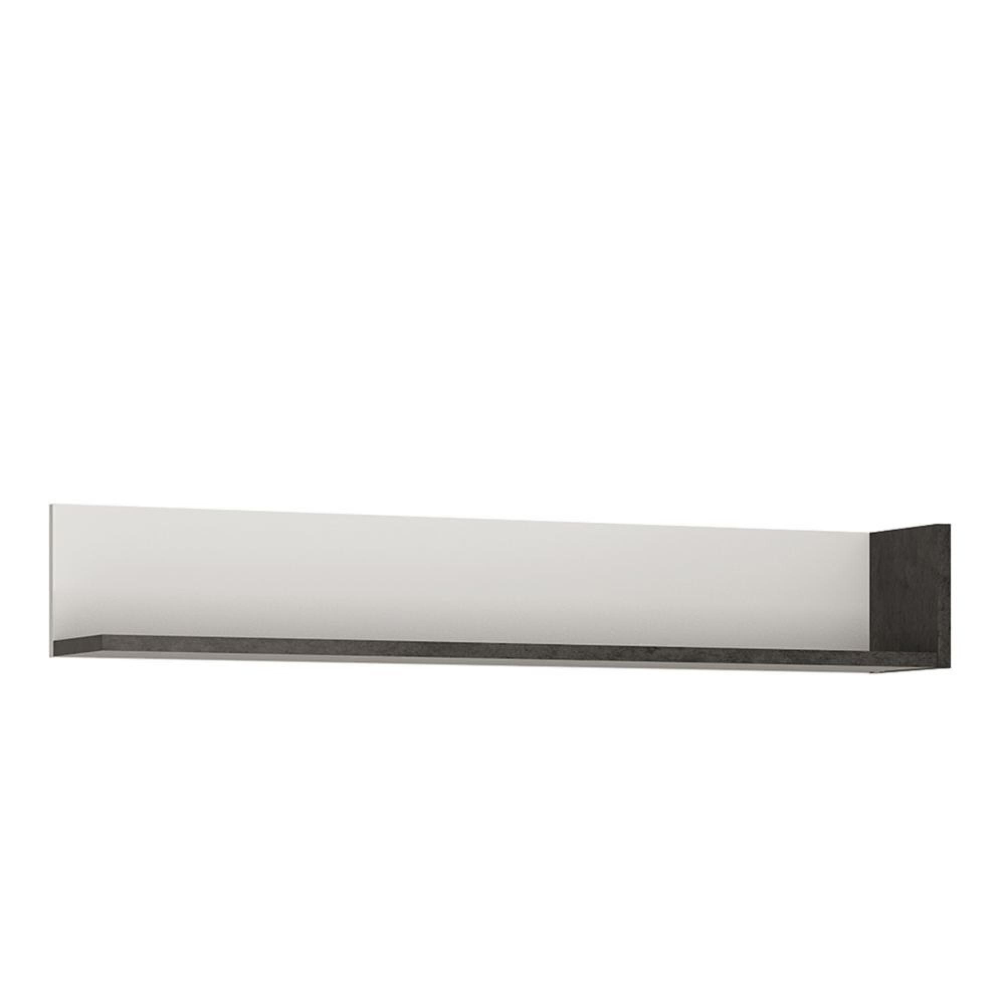Zingaro Wall Shelf - Grey and White