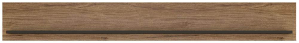 Brolo Walnut Wall Shelf - 167cm