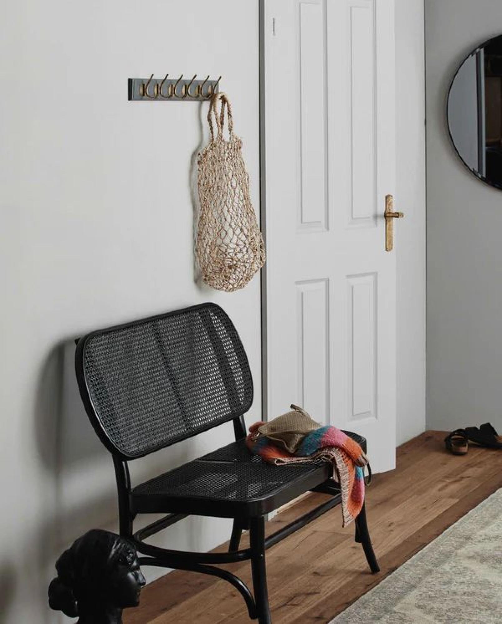 Edgy Coat Rack - Set of 2 - 6 Hooks - Grey